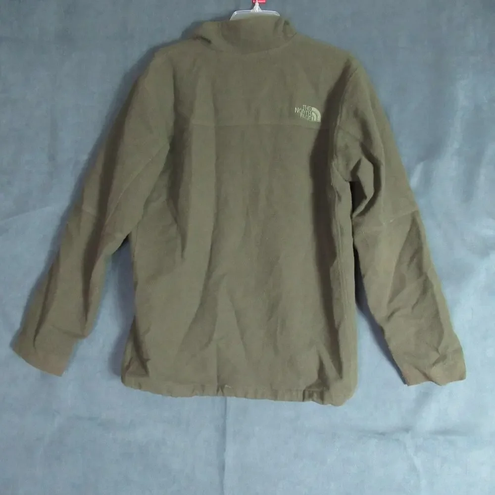 The North Face Jacket Mens Large Green Wool Blend Full Zip Coat Utility Rustic